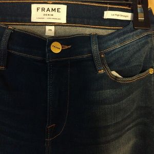 le high straight raw staggered